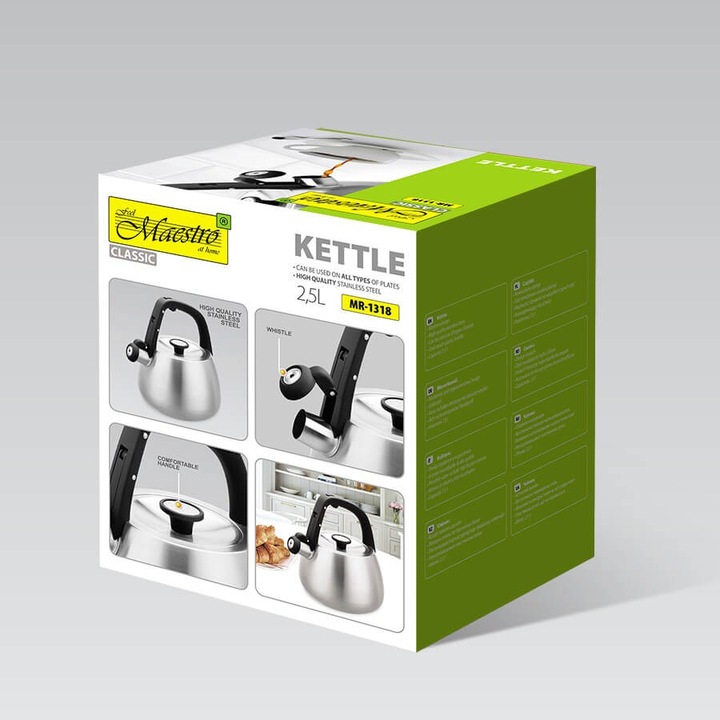 Immagine prodotto Maestro Bollitore smaltato 2,5L MR-1318 (2.50 l)