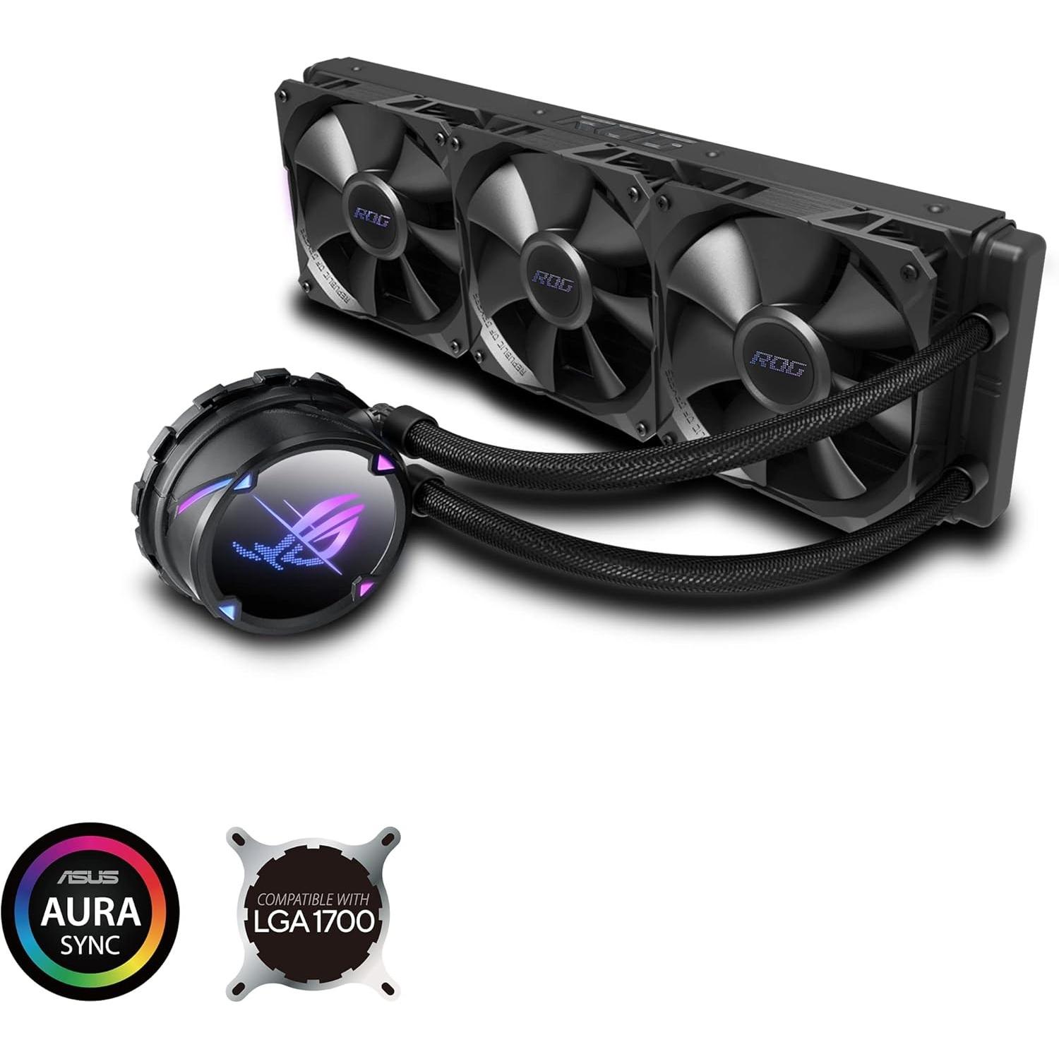 ASUS ROG Strix LC II 360, CPU Wasserkühler, Schwarz