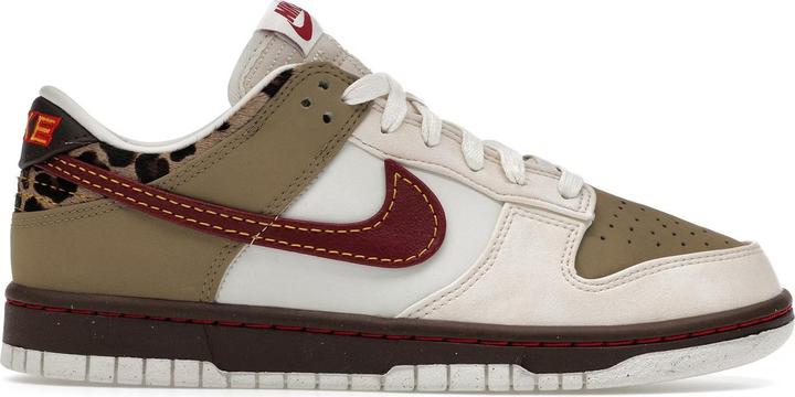 Image du produit Nike Dunk Low Retro Khaki Team Red Pearl White (Women's) (38.5)
