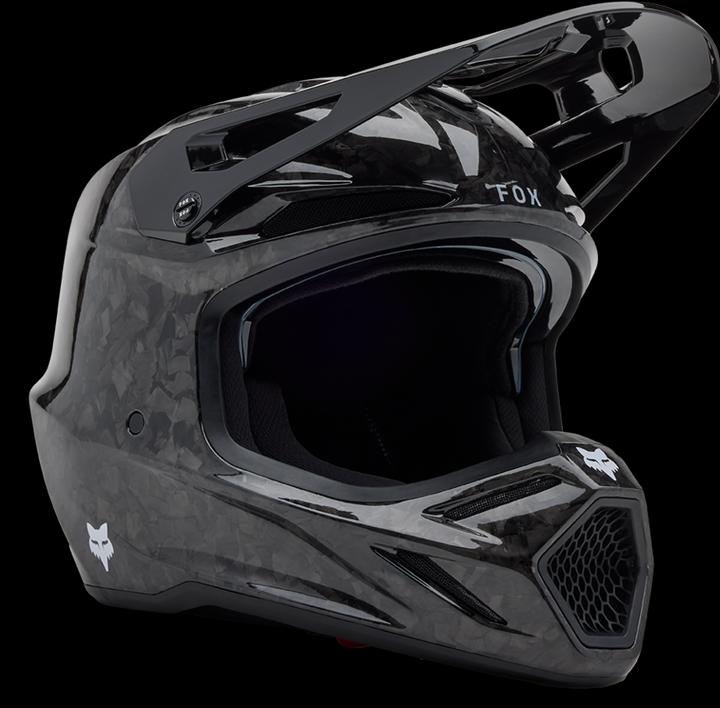 Actual product image Fox V3 RS Carbon Solid Helmet (59 - 60 cm, L)