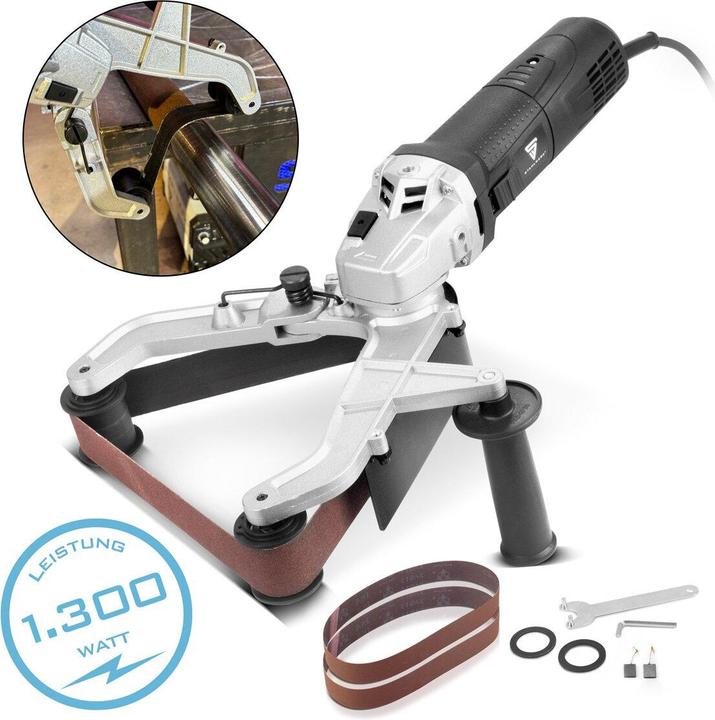 Produktbild Stahlwerk Rohrbandschleifer RS-1300 ST mit 1.300 W und 1.100 - 3.200 U/min (Rohrbandschleifer, 1300 W)
