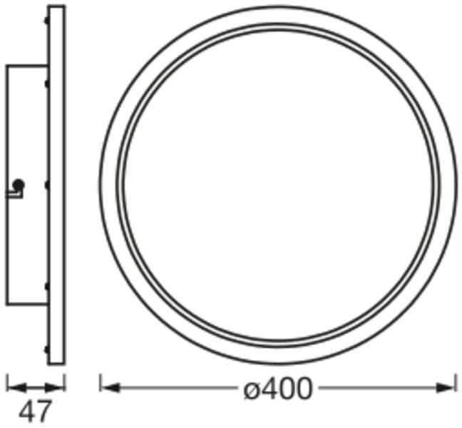 Produktbild Osram SMART+ Matter Orbis Disc IP44 400mm Tunable White (1900 lm)