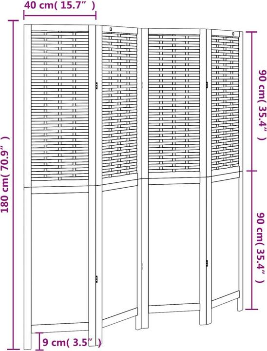Immagine prodotto vidaXL Paravent