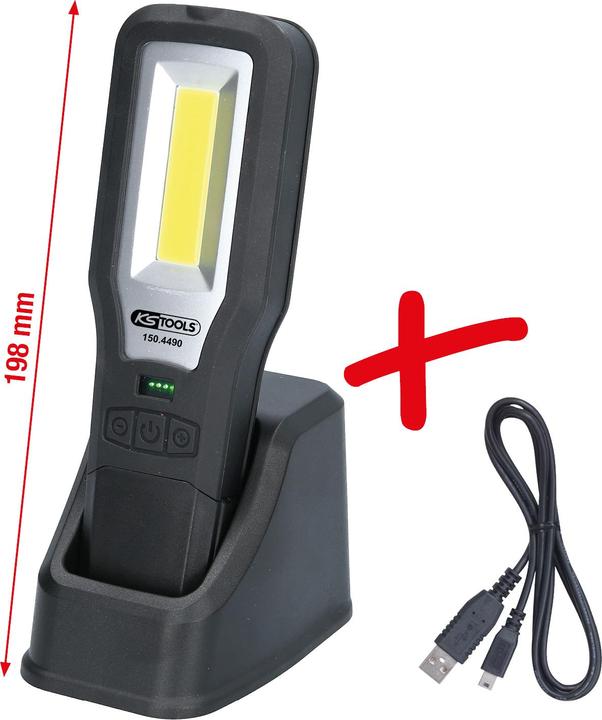Actual product image KS Tools Workshop hand lamp (550 lm)