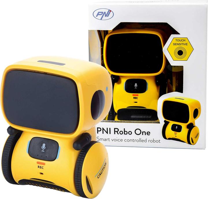 PNI Intelligent interactive robot Robo One, voice control, touch buttons, yellow