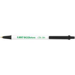 Actual product image Bic Clic Stic Black Clip-on retractable ballpoint pen Medium (Black, 50x)