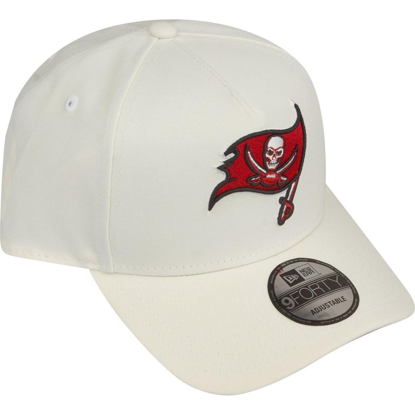 Thumbnail - New Era, Herren, Cap, 9Forty A-Frame Cap - Tampa Bay Buccaneers chrome, Beige, (One Size)