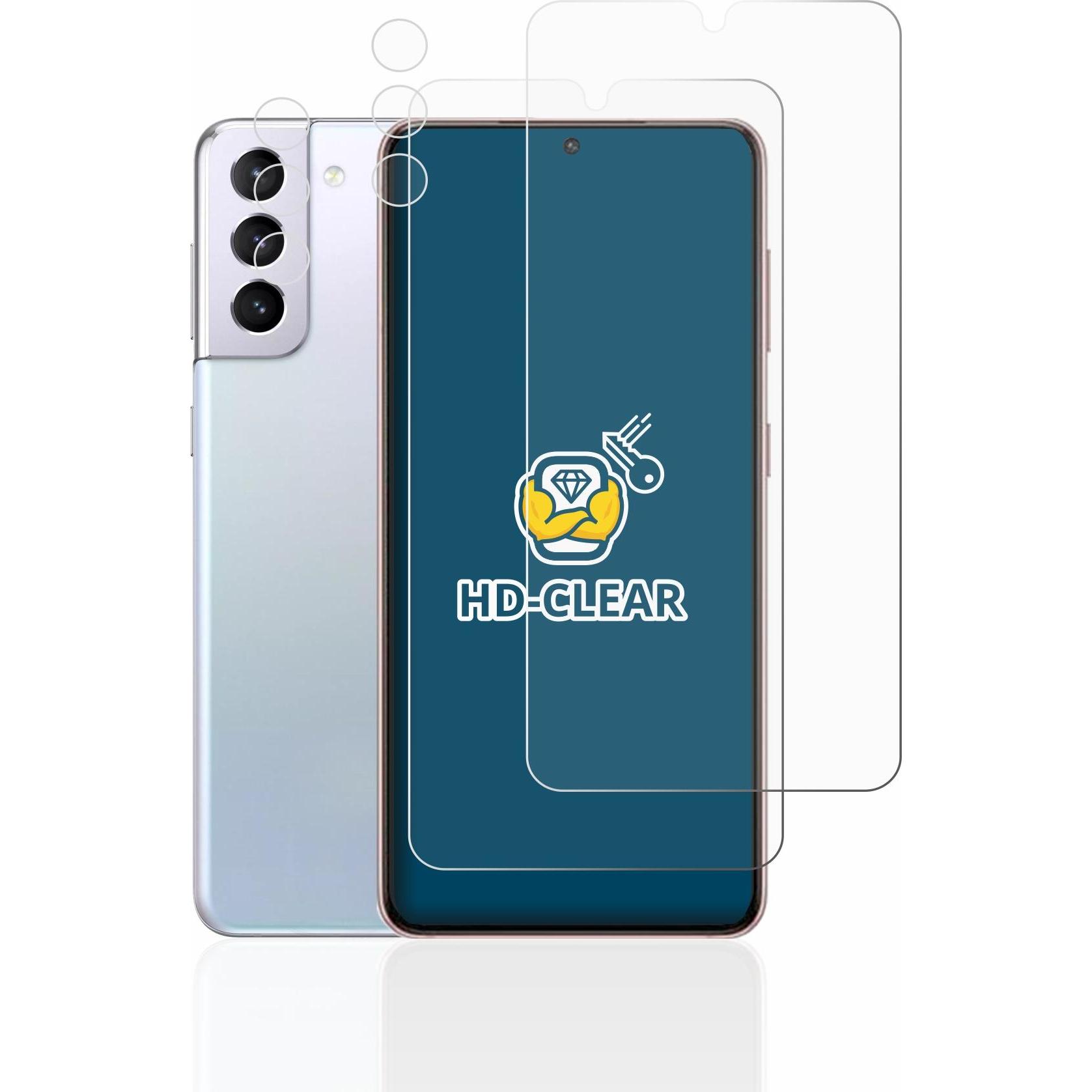 Thumbnail - BROTECT Schutzfolie Displayschutz Klar (2 Stück, Samsung Galaxy S21 5G), Smartphone Schutzfolie, Transparent