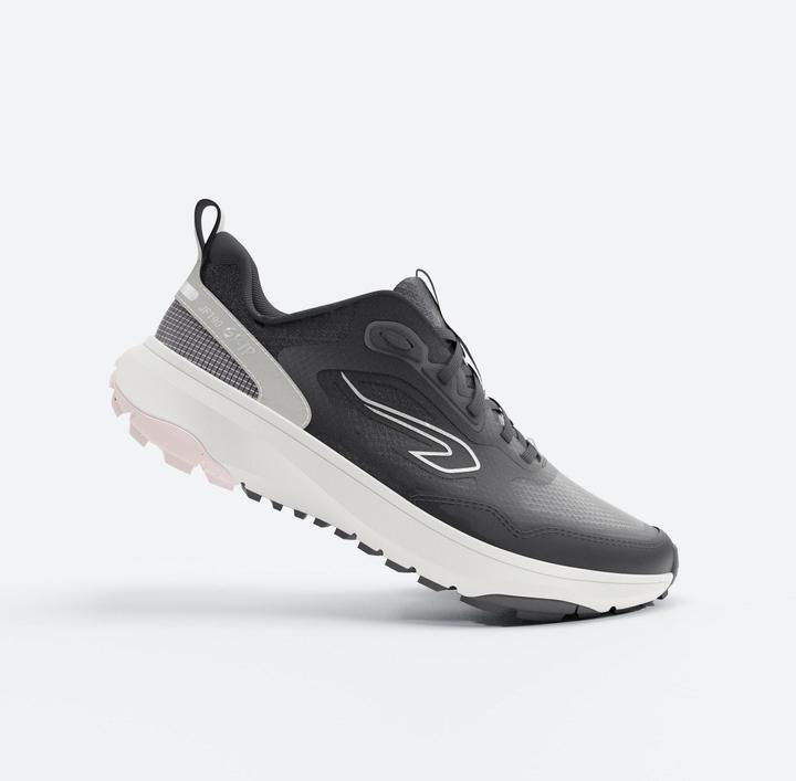 Actual product image Kalenji Kiprun JF190 Women's Running and Trail Shoes - Black/Pink (41)