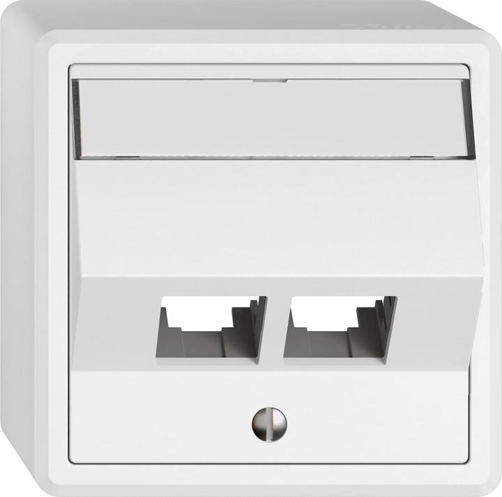 Actual product image Feller Edizio.liv Netzwerk 2x Aufnahme S-One RJ45