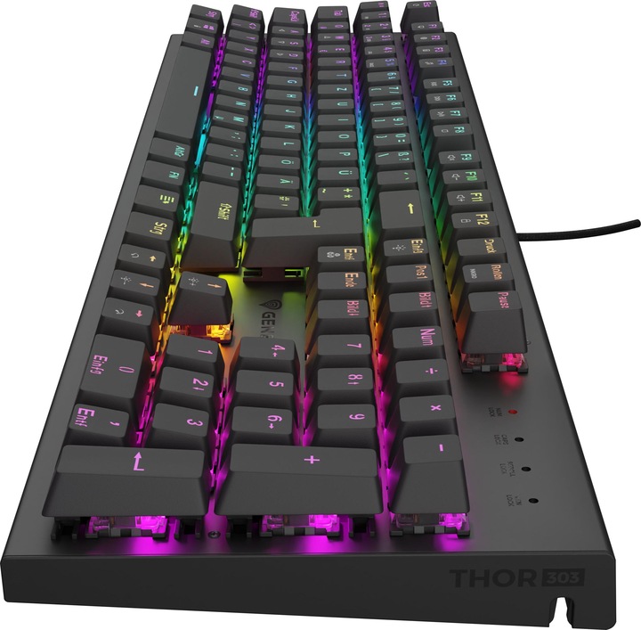 Actual product image Genesis Gaming keyboard THOR 303 brown wired (DE) (DE, Cable)