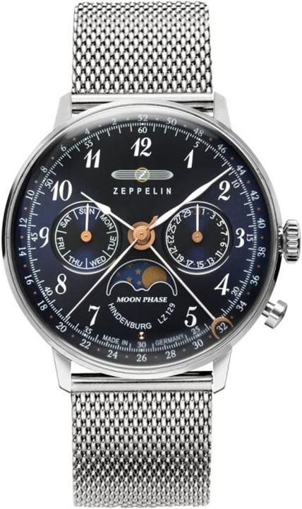 Productafbeelding Zeppelin LZ129 Hindenburg (Analoog horloge, Maanfase klok, 36 mm)