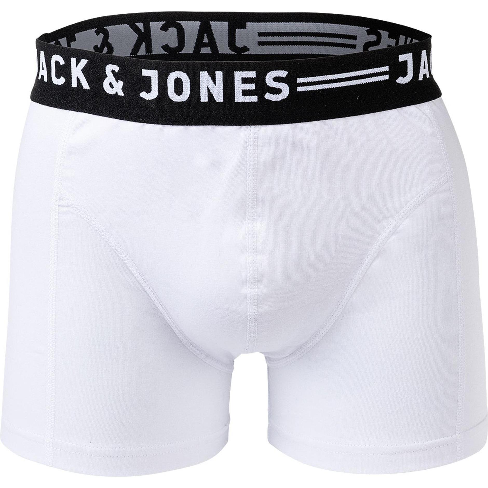 Thumbnail - Jack & Jones, Herren, Unterhosen, Boxershort Casual Stretch, Weiss, (L, 6er Pack)