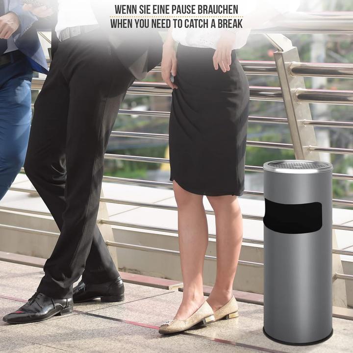 Produktbild Jago Standaschenbecher mit Mülleimer (30 Liter)