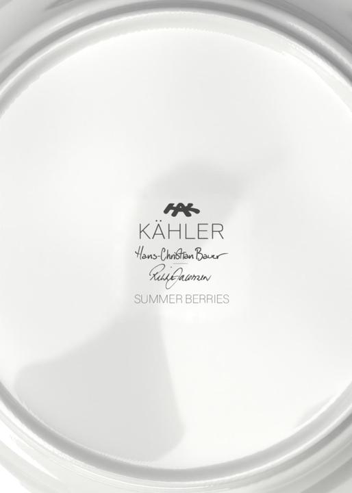 Produktbild Kähler Hammershoi Suer Teller flach forget me not (1x, 22 cm)