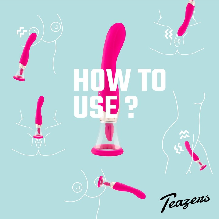 Immagine prodotto Teazers Pompa con Vibratore per Punto-G Pleasure Pump - Rosa