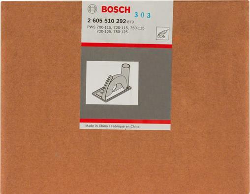 Produktbild Bosch Professional Zubehör Führungsschlitten mit Absaugstutzen zum Trennen 115/125 mm, passend zu: GWS, GWX