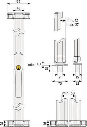 Produktbild Abus FOS550 B AL0125