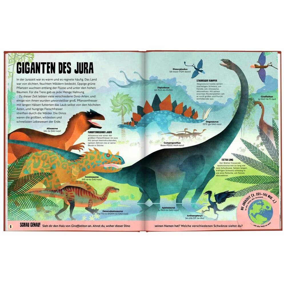 Thumbnail - Mein saurierstarker Dino-Atlas - Eine Weltreise zu den Giganten der Urzeit, Kinderbücher von Penelope Arlon