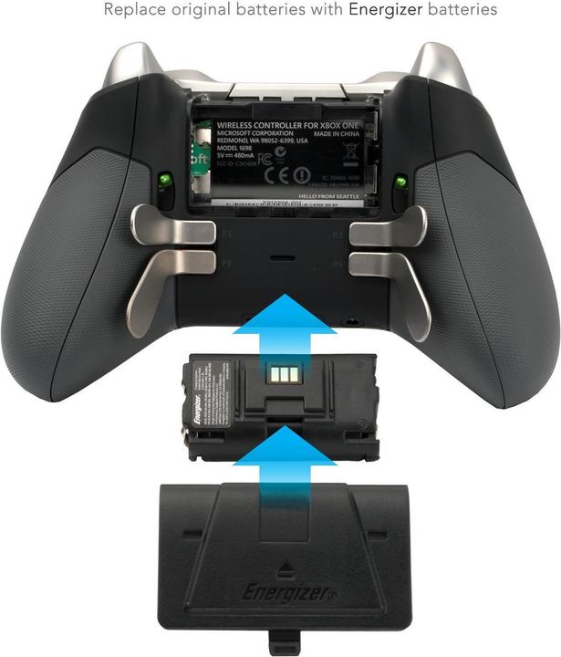 Actual product image Energizer Charging system (Xbox One X, Xbox Series X, Xbox One S, Xbox Series S)