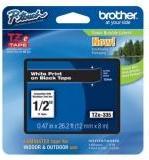Actual product image Brother TZe-335 (1.20 cm, White, Black)