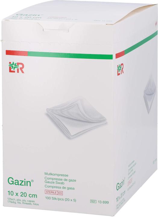 Actual product image Gazin Gauze compresses 12-pack set sterile