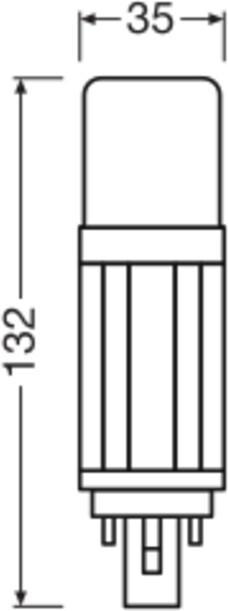 Actual product image Osram Dulux D (G24d, 9.50 W, 1080 lm, 1 x, E)