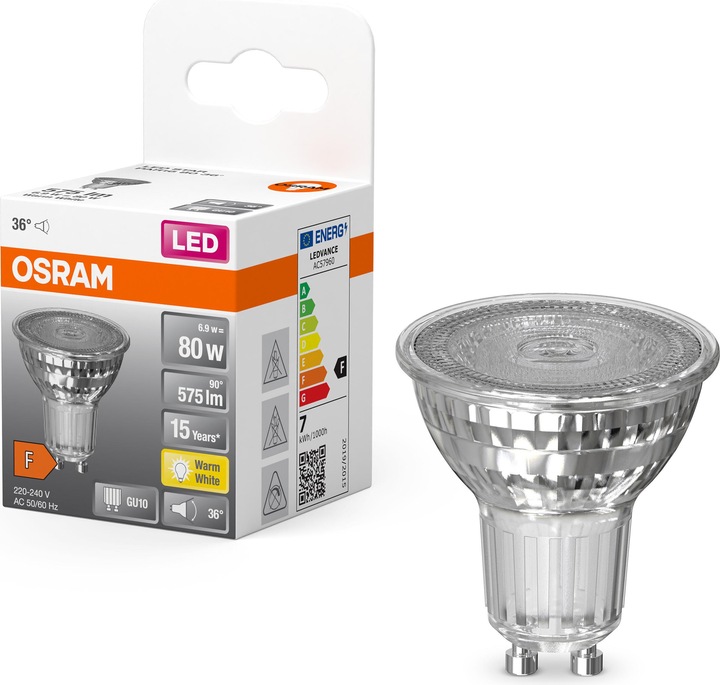 Produktbild Osram Led Star Par16 (GU10, 6.90 W, 575 lm, 1 x, F)
