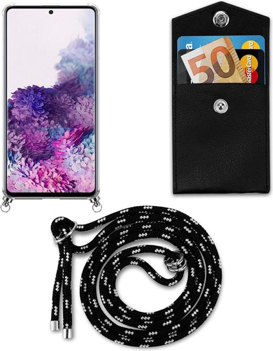 Produktbild Cadorabo TPU Handy Kette SILBER Cover