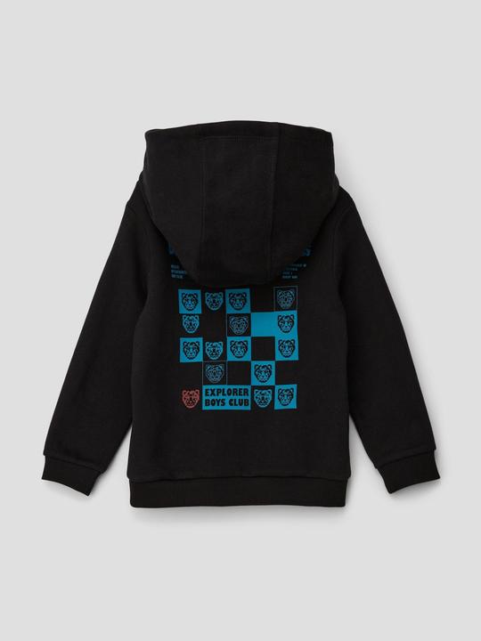 Produktbild s.Oliver Sweatshirt Kapuzensweatshirt mit weicher Innenseite (92, 98)