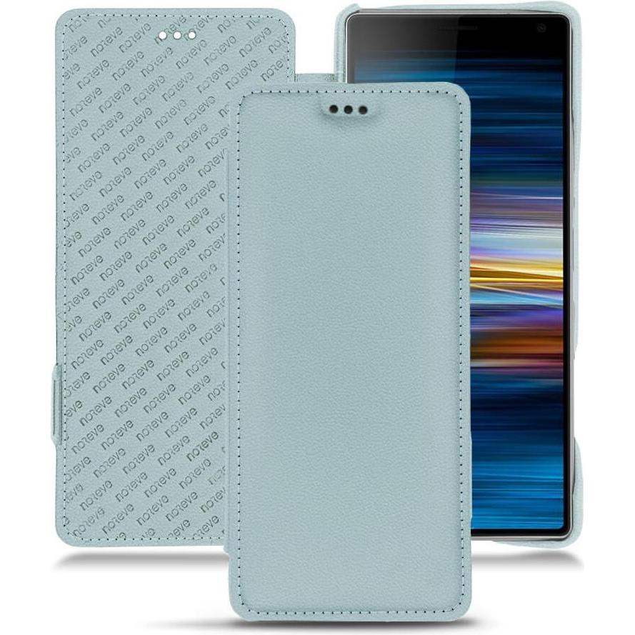 Thumbnail - Noreve Lederschutzhülle horizontal (Sony Xperia 10 Plus), Smartphone Hülle, Blau