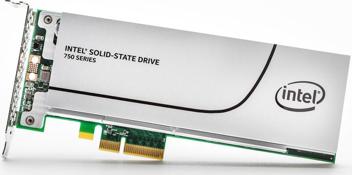 Produktbild Intel SSD 750 Series, NVMe (400 GB, PCI-Express)