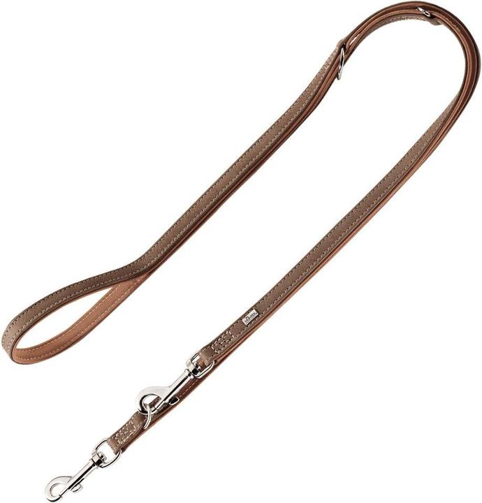 Image du produit Hunter Laisse de présentation en cuir Porto tabac/cognac long large (M, Chien, Sport canin)