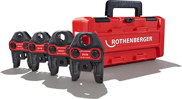 Produktbild Rothenberger Pressbacken ROMAX® Standard Set SV 15 - 18 - 22 - 28 mm (390 mm)