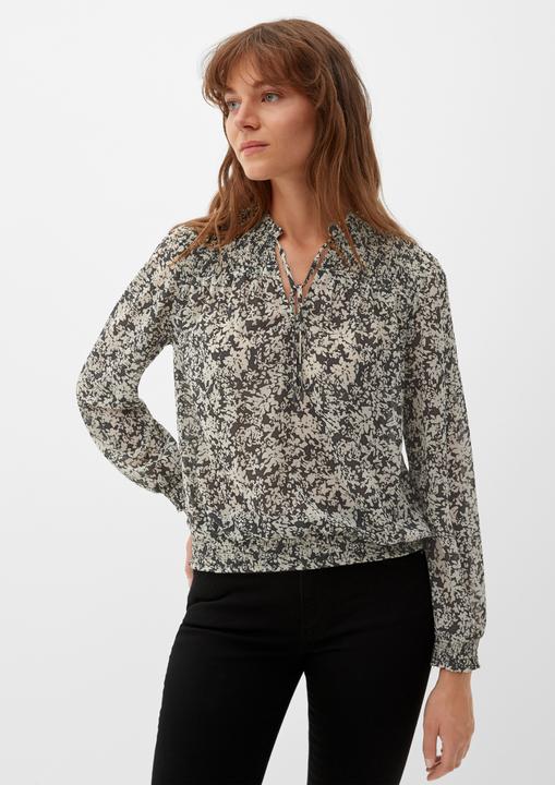 Produktbild s.Oliver Bluse Bluse mit Smok-Details (44)