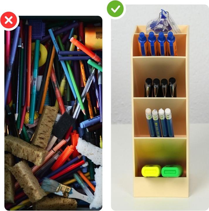 Produktbild Hermex Schreibtisch-Organizer Stiftebox Pen Desk-Organizer Stiftaufbewahrung Bürotisch-Stifthalter