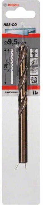Actual product image Bosch Professional Zubehör Metal drill HSS-Co 9,5x81x125mm (9.5 mm)