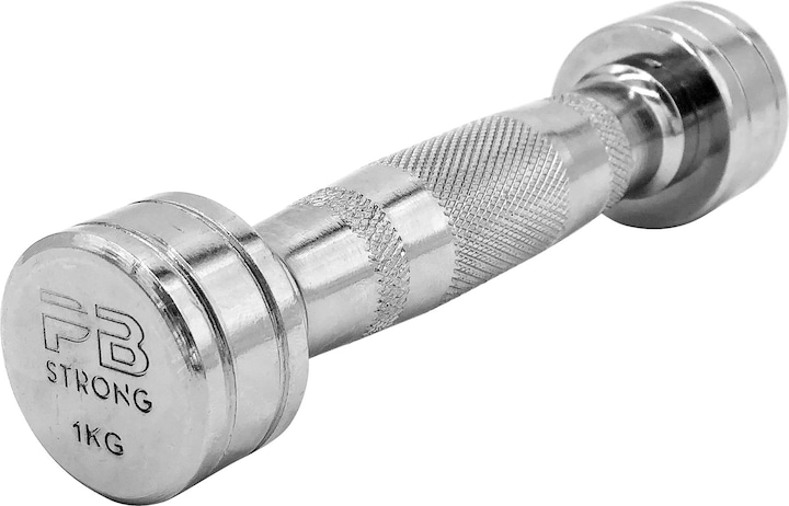 Productafbeelding Perform Better Dumbbell Chroom 1kg (1 x 1 kg)