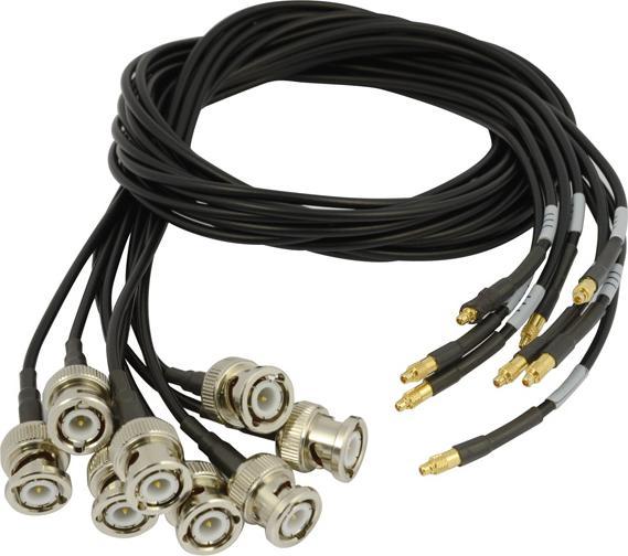 Produktbild Alldaq zbh. ADQ-CR-MMCXM-BNCM-8x-1m / 8 x Koaxialkabel von MMCX-Stecker auf BNC-Stecker, Länge: 1m (Antennenkabel)