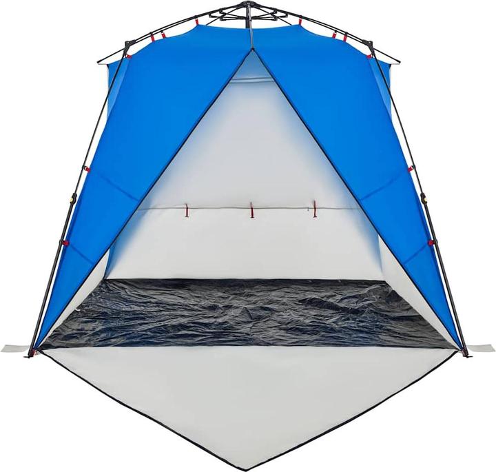 Produktbild VidaXL Strandzelt 4 Personen Quick Release Wasserdicht (Strandzelt + Strandmuschel, 5.80 kg, 4 Personen)
