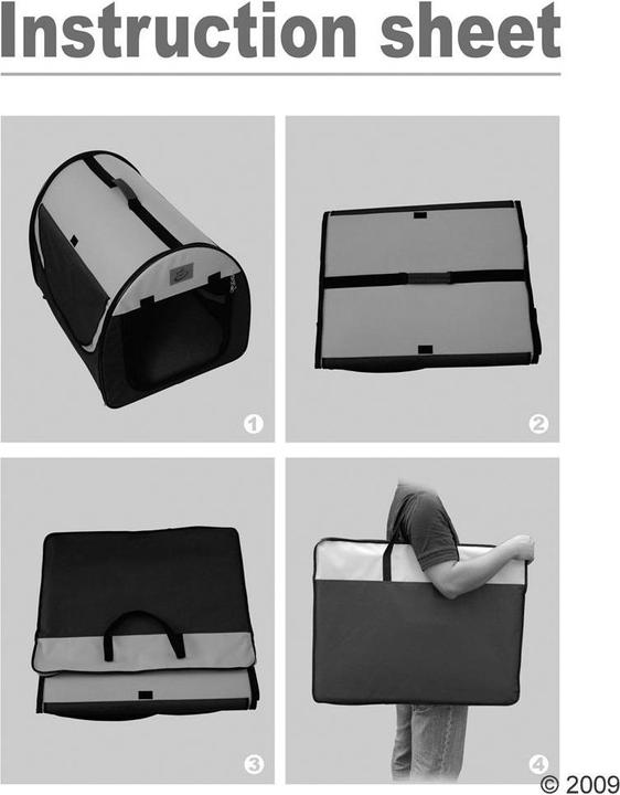 Produktbild zooplus Faltbare Transporthütte Easy Go (Grösse M) (Hund)