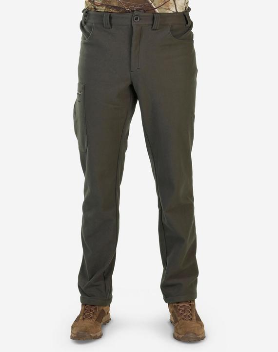 Produktbild Solognac Jagdhose Fleece warm geräuscharm grün 100 (M)