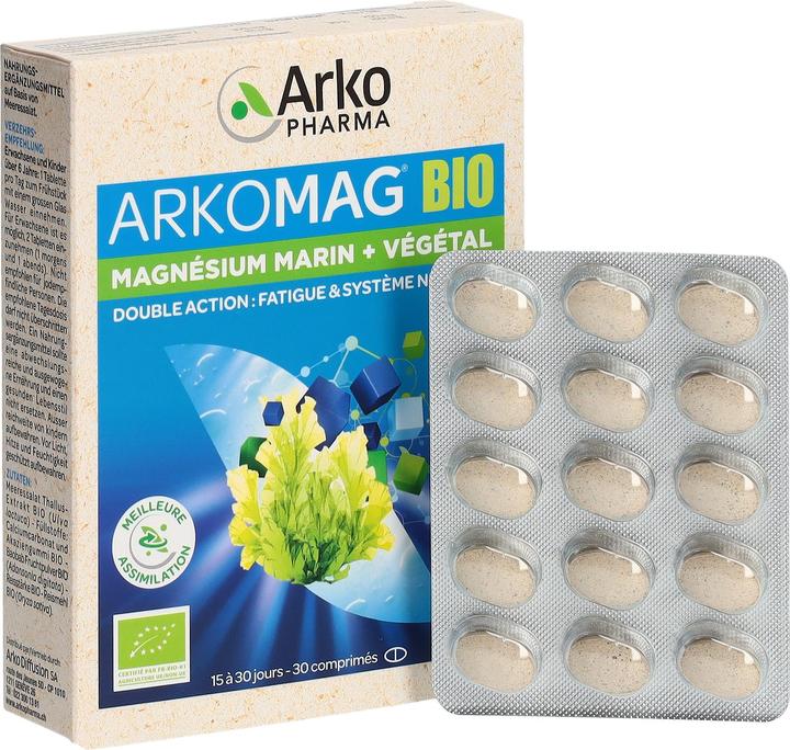 Actual product image Arkopharma Arkomag Bio (30 Piece, Pills, 48 g)