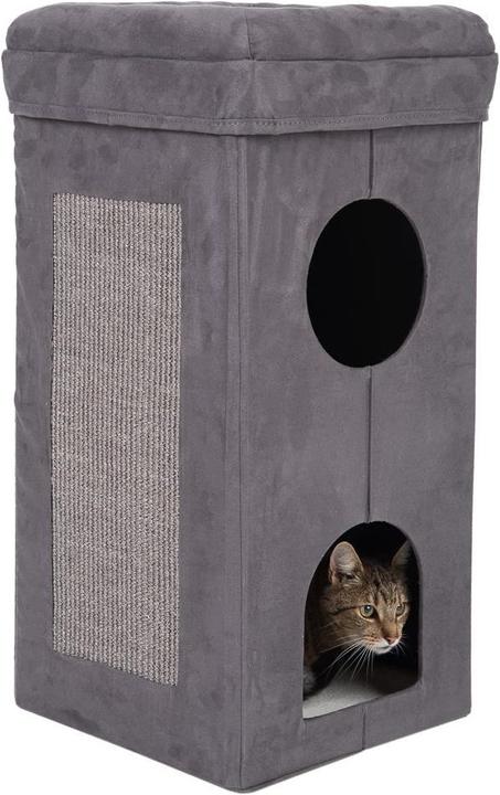 Produktbild Shandong Kaigao Faltbarer Katzenturm Soft’n Scratchy wei (Weiss)
