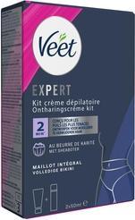 Produktbild Veet Expert Depilatory Cream for Stubborn Hair Full Bikini with Foam (100 ml, 2 x)