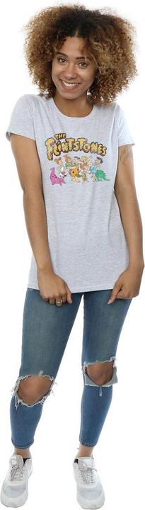 Image du produit The Flintstones - T-shirt GROUP DISTRESSED - Femme (XXL)