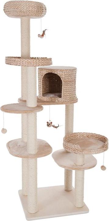 Actual product image zooplus Cat Tree Natural Home IV (192 cm, Beige)
