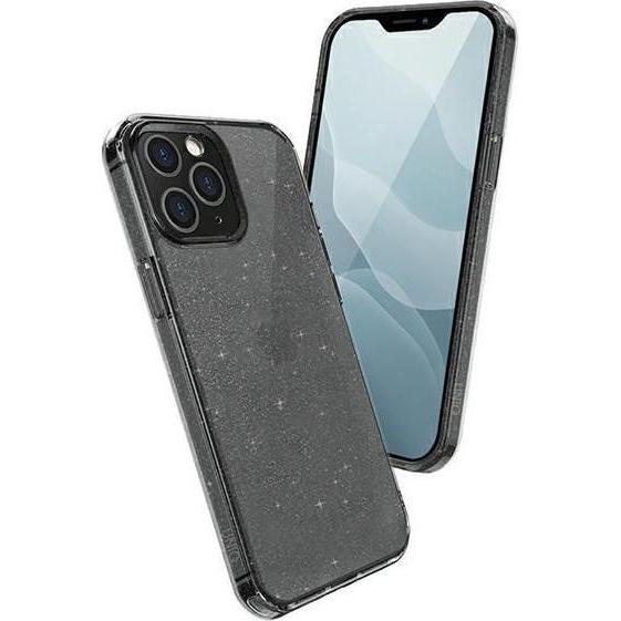 Uniq Unique case LifePro Tinsel iPhone 12 Pro Max 6.7 quot black (Apple iPhone 12 Pro Max), Smartphone Hülle, Schwarz