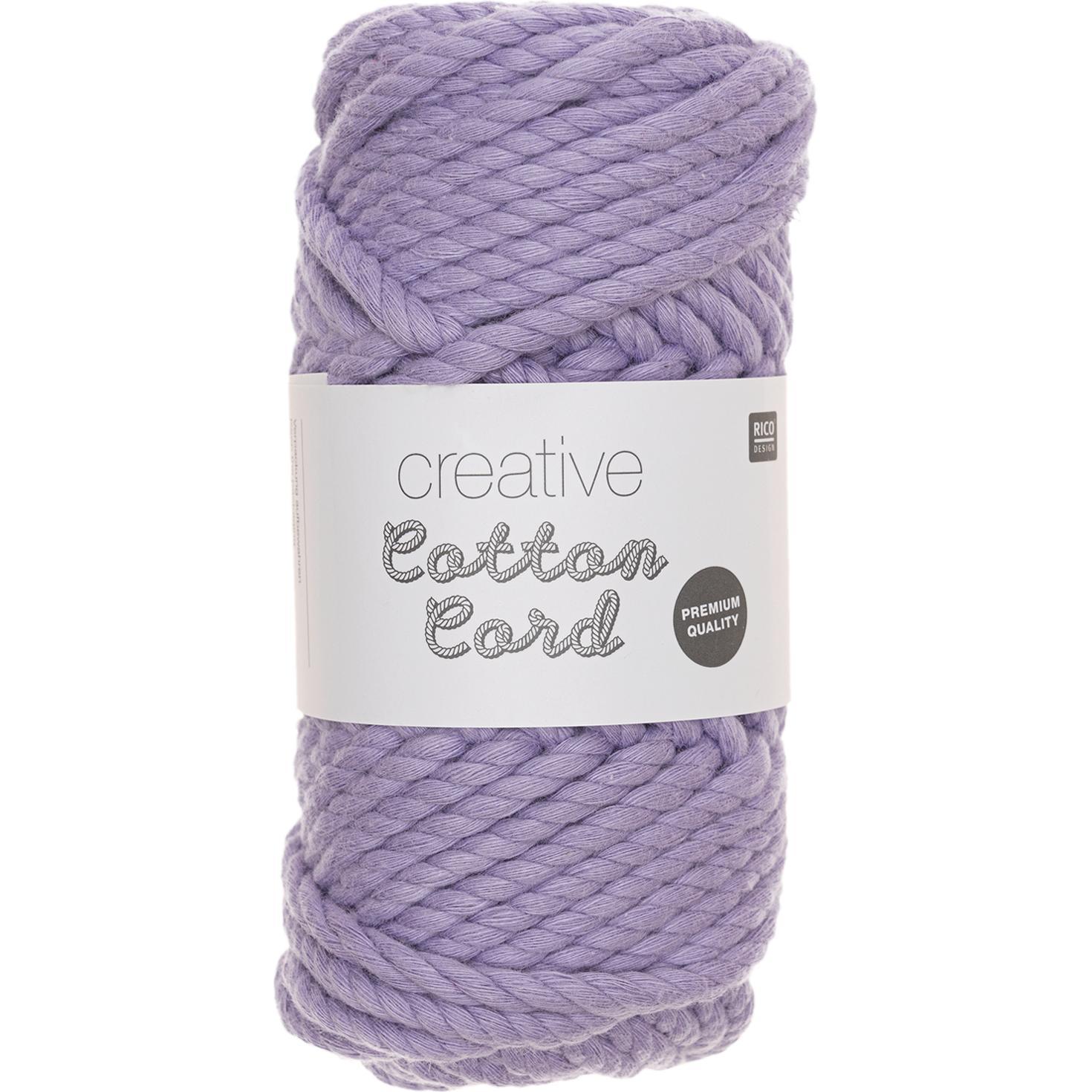 Thumbnail - Rico Design Rico Creative Cotton Cord, 25 m, Garn + Wolle, Violett