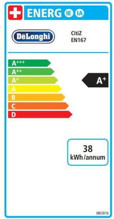 Energie-Label De'Longhi Nespresso CitiZ (NESPRESSO Original)